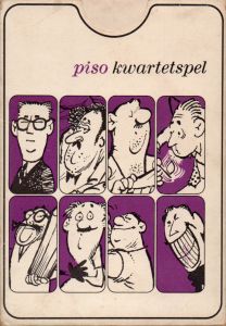 Piso kwartetspel, doosje (voorkant)