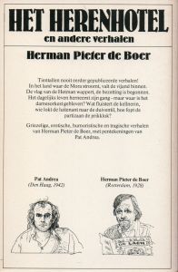 Het herenhotel en andere verhalen - eerste t/m vijfde druk (achterkant)