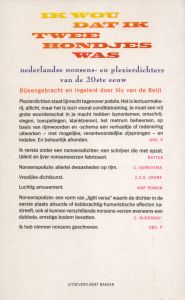 Ik wou dat ik twee hondjes was - twaalfde druk (achterkant)