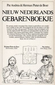 Nieuw Nederlands gebarenboekje (achterkant)
