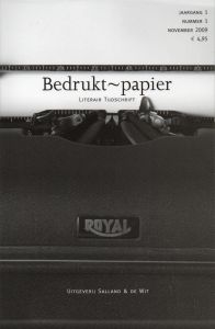 Bedrukt~papier (voorkant)